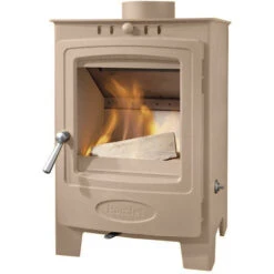 Arada Hamlet Solution 5 Compact Clay Stove, Multi Fuel Wood Burning, Freestanding (S4) Ecodesign Approved, Defra Approved(Arada Hamlet Solution 5 Compact Clay Stove Multi Fuel Wood Burning Freestanding S4 Ecodesign Approved Defra Approved)