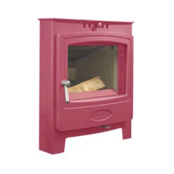 Arada Hamlet Solution 7kW Flamingo Pink Stove, Multi Fuel, Wood Burning, Inset 7 (S4), Ecodesign Approved, Defra Approved(Arada Hamlet Solution 7kw Flamingo Pink Stove Multi Fuel Wood Burning Inset 7 S4 Ecodesign Approved Defra Approved)