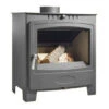 Arada Hamlet Solution 5 Widescreen Graphite Stove, Multi Fuel, Wood Burning, Freestanding (S4) Ecodesign Approved, DEFRA Approved(Arada Hamlet Solution 5 Widescreen Mist Stove Multi Fuel Wood Burning Freestanding S4 Ecodesign Approved Defra Approved Copy)