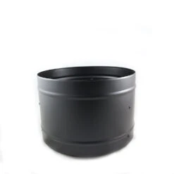 6 Inch (150mm) Black Twin Wall Cowl A(6 Inch Twin Wall Cowl A Con Tl 1)