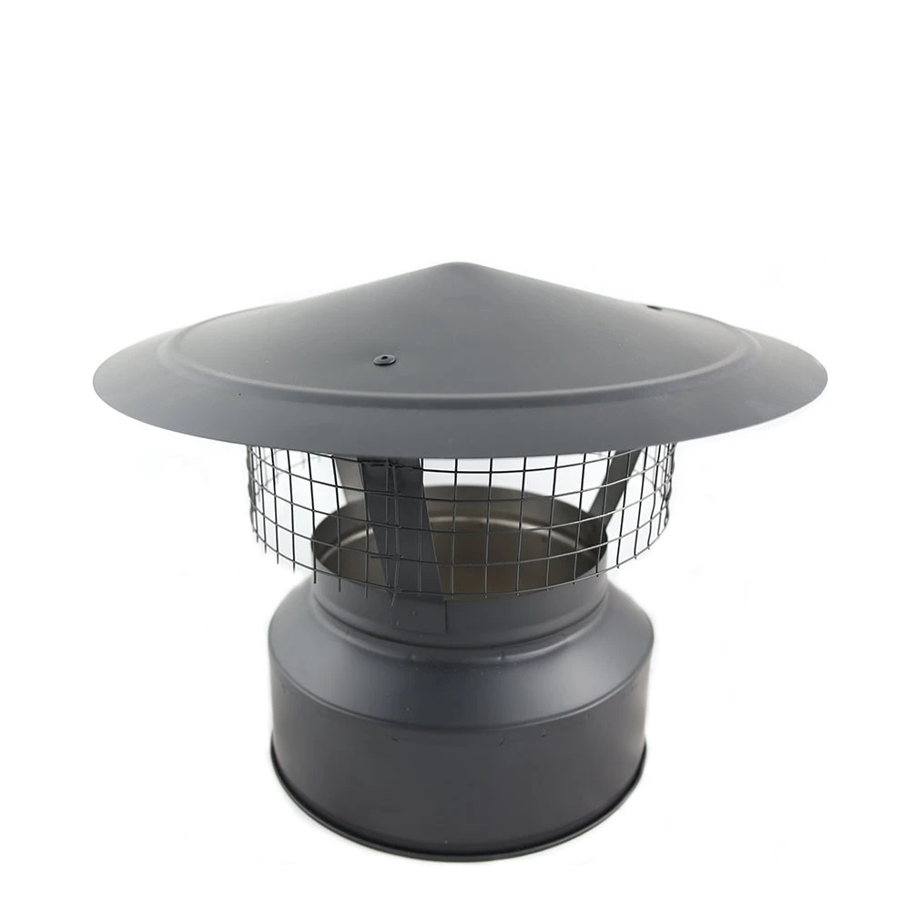 6 Inch (150mm) Black Twin Wall Cowl B(6 Inch Twin Wall Cowl B Con Tl 1) 1 6 Inch (150mm) Black Twin Wall Cowl B(6 Inch Twin Wall Cowl B Con Tl 1)