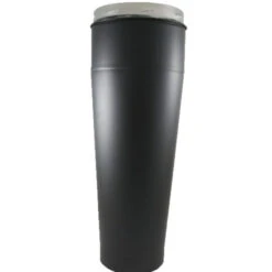 5 Inch (125mm) Black Tapered Appliance Connector Inc Locking Band(5 Inch 125mm Black Tapered Appliance Connector Inc Locking Band)