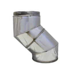 6 Inch 160mm Offset Twin Wall Kit Stainless Steel(6 Inch 160mm Offset Twin Wall Kit Stainless Steel)