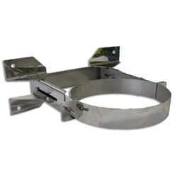 6 Inch (150mm) Twin Wall Adjustable Wall Bracket 210-310mm Inc Locking Band(Mi Kc Twin Wall 5 Inch 210 420mm Wall Band 3)