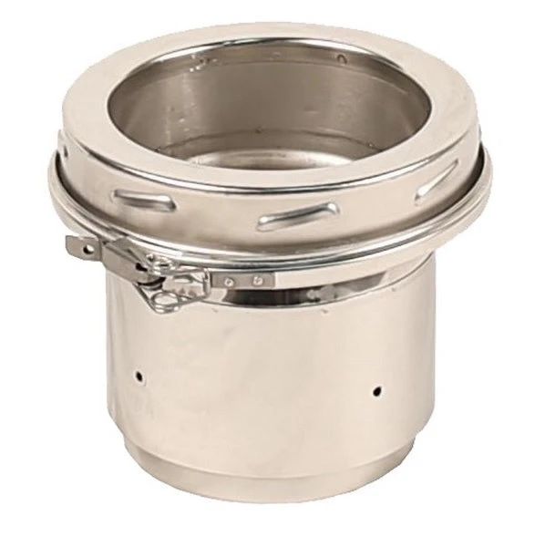 5 Inch (125mm) Flexi To Twin Wall Connector Inc Locking Band(5 Twin Wal Flue To 5 Flexi Flue Adaptor) 1 5 Inch (125mm) Flexi To Twin Wall Connector Inc Locking Band(5 Twin Wal Flue To 5 Flexi Flue Adaptor)