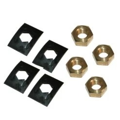 Arada Glass Clips & Nuts 4 Pack VFS206(Arada Glass Clips Nuts 4 Pack Vfs206)