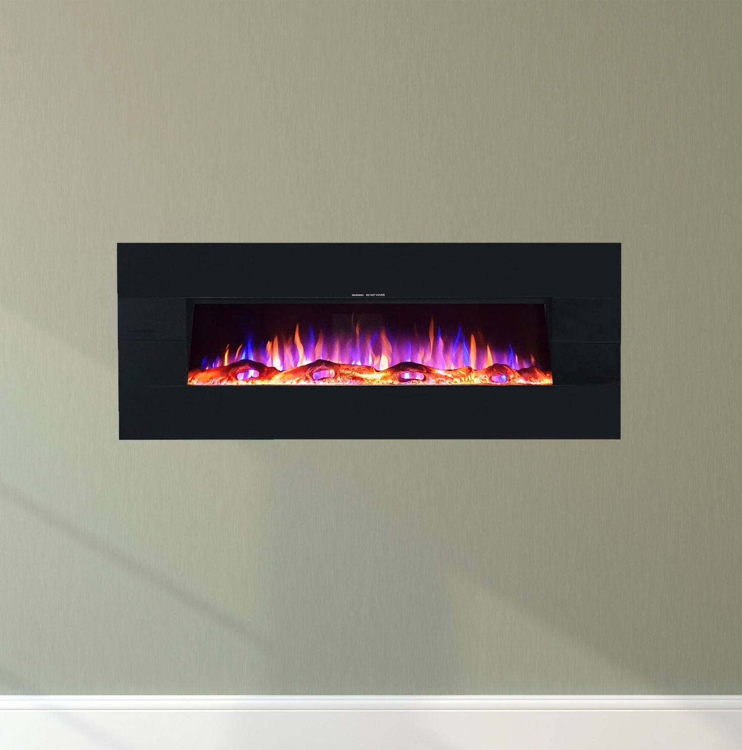 Ezee Glow Zara 50" Black Wall Mounted Or Recessed / Built In Electric Fire(Ezee Glow Zara Black Wall Mounted Or Recessed Built In Electric Fire) 6 Ezee Glow Zara 50" Black Wall Mounted Or Recessed / Built In Electric Fire(Ezee Glow Zara Black Wall Mounted Or Recessed Built In Electric Fire) - Image 6