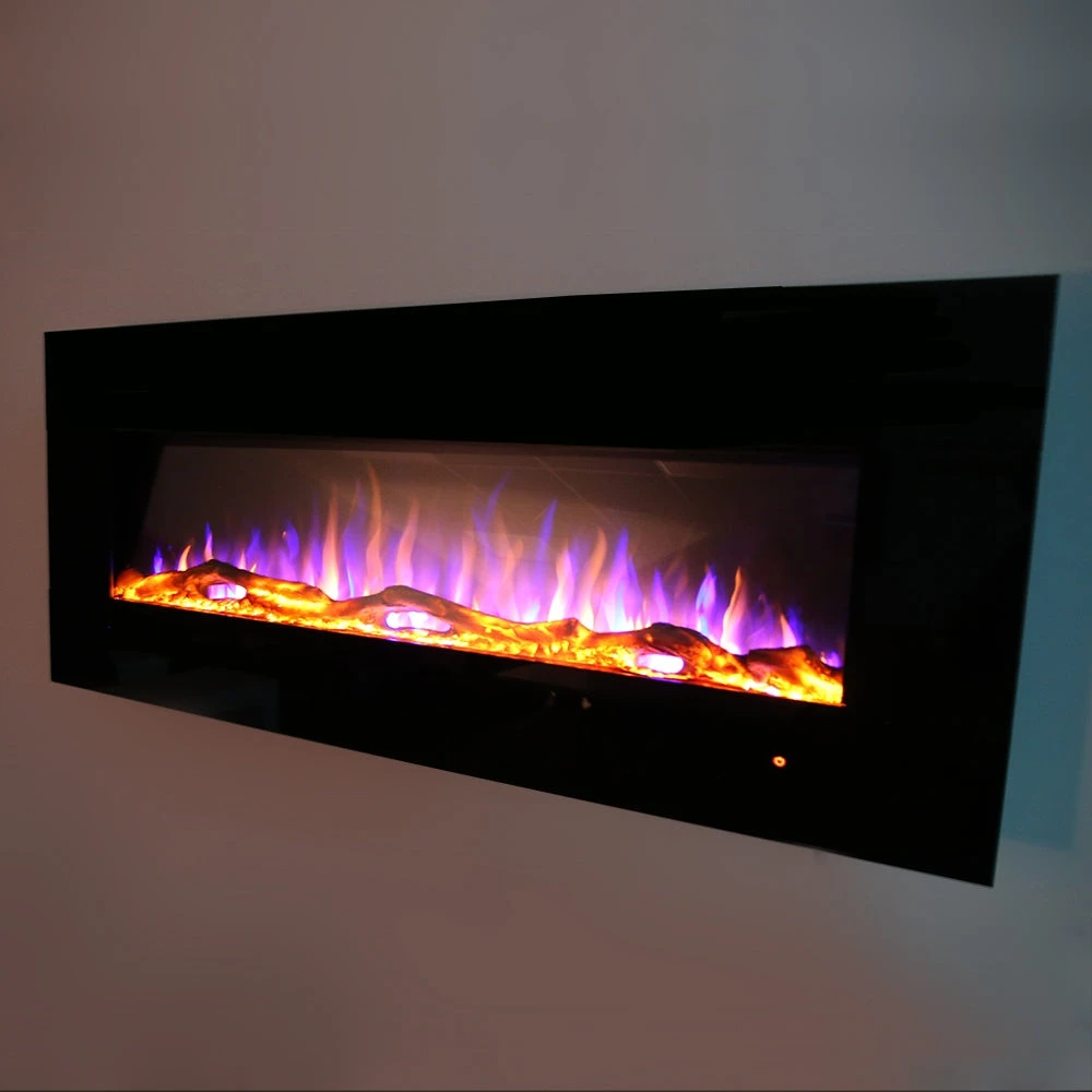 Ezee Glow Zara 50" Black Wall Mounted Or Recessed / Built In Electric Fire(Ezee Glow Zara Black Wall Mounted Or Recessed Built In Electric Fire) 2 Ezee Glow Zara 50" Black Wall Mounted Or Recessed / Built In Electric Fire(Ezee Glow Zara Black Wall Mounted Or Recessed Built In Electric Fire) - Image 2
